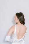 Crimson Bridal Back Necklace