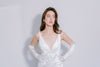 Crimson Bridal Back Necklace