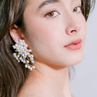Pearla Freshwater Pearl Bridal Earrings