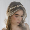 Romantic Bridal Headband with Pearls & Crystals