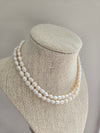 Alicia Double Strand Freshwater Pearl Necklace