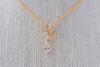 Aya Cubic Zirconia Necklace - Gold